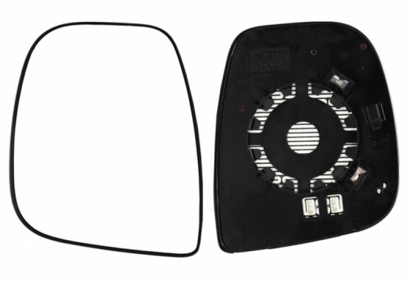Acessar a peça Vidro + suporte do espelho retrovisor direito, convexo, aquecível