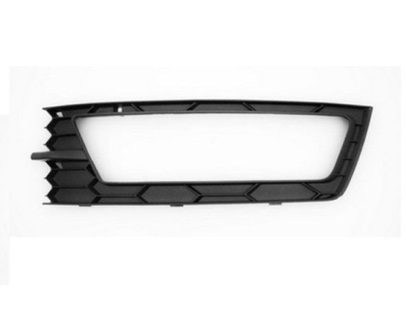 Acessar a peça Grelha do para choques esquerdo, orifícios luz de farol nevoeiro