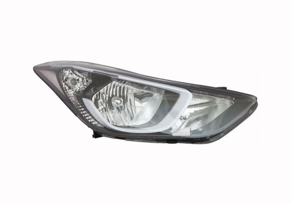 Acessar a peça Farol elétrico direito, preto, H7+H7