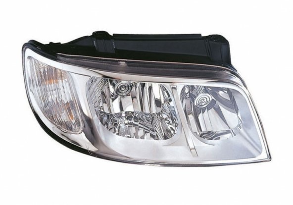 Acessar a peça Farol elétrico do lado direito, H1+H7