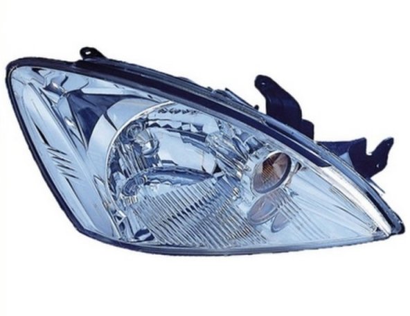 Acessar a peça Farol elétrico direito, cromado, H4