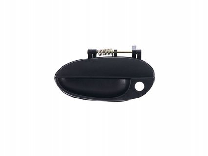 Acessar a peça Puxador porta frente esquerda preta rugosa com olho fechadura