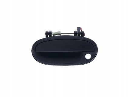 Acessar a peça Puxador porta frente esquerda preta rugosa com olho fechadura