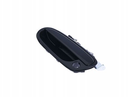 Acessar a peça Puxador porta frente esquerda preta lisa com olho fechadura