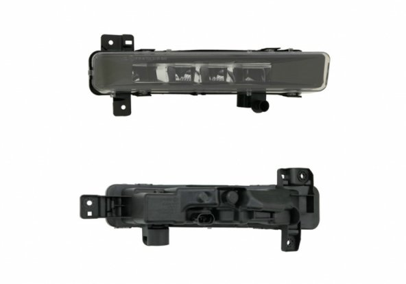 Acessar a peça Farol de nevoeiro direita, preta, LED