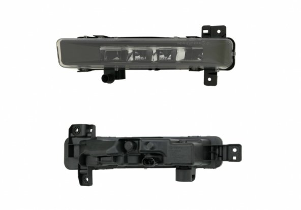 Acessar a peça Farol de nevoeiro esquerda, preta, LED