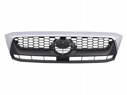 Acessar a peça Grelha frente cinzento com friso superior cromada 4x2