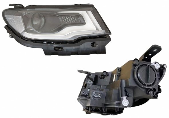 Acessar a peça Farol elétrico direito, LED, HB3 (motor)