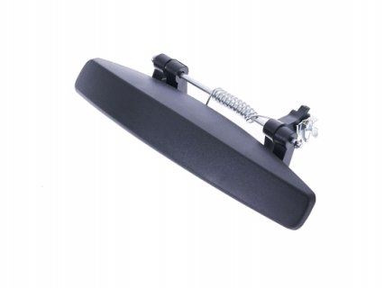 Acessar a peça Puxador porta frente esquerda preta rugosa