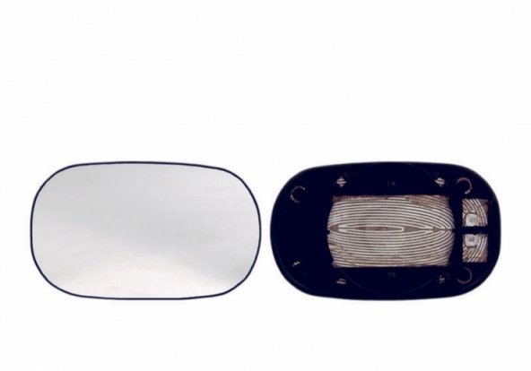 Acessar a peça Vidro reversível + suporte, convexo, térmico