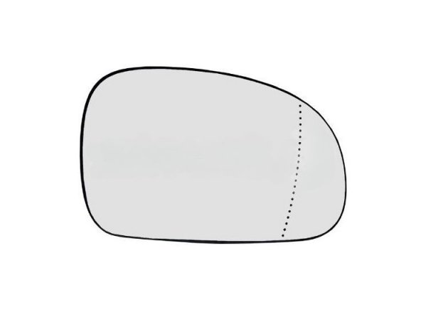 Acessar a peça Vidro + suporte espelho retrovisor direito, convexo (74mm)