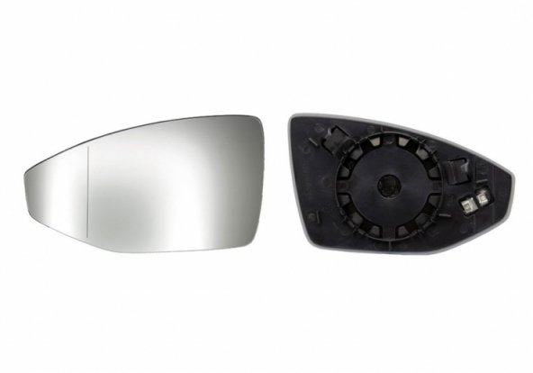 Acessar a peça Vidro + suporte do espelho retrovisor esquerdo, asférico, térmico (2 pinos)