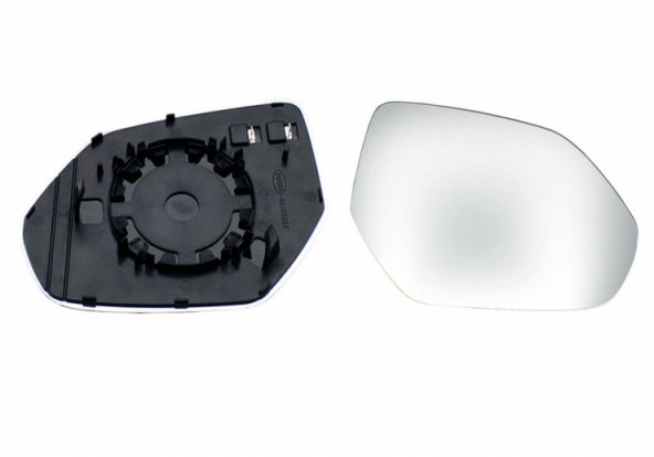 Acessar a peça Vidro + suporte do espelho retrovisor direito, convexo, aquecido (2 pinos)