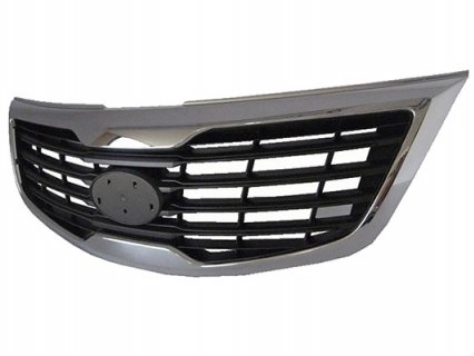 Acessar a peça Grelha frente preta com quadrocromado 2010->2013