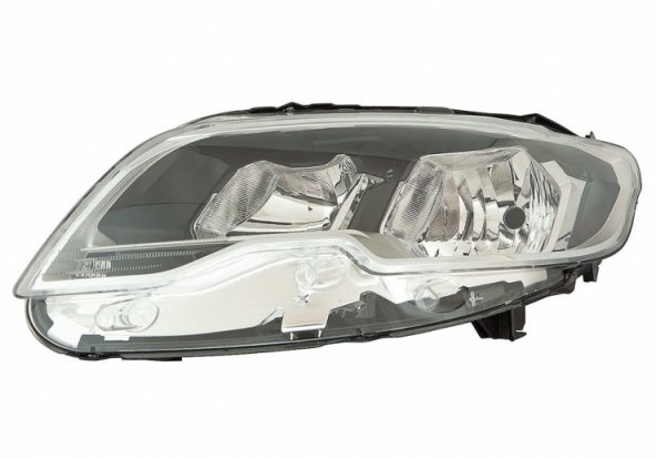 Acessar a peça Farol elétrico esquerdo, H1+H7