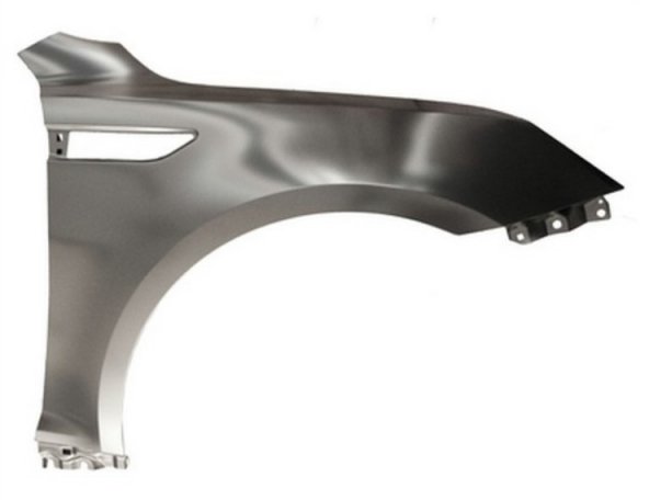 Acessar a peça Guarda lamas frente direita, com furo piloto