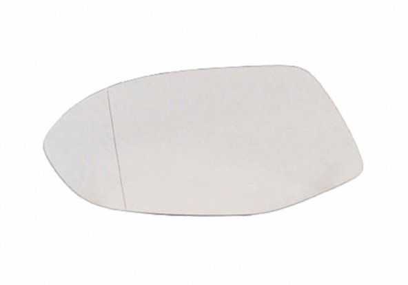 Acessar a peça Vidro + suporte do espelho retrovisor direito, convexo, aquecido