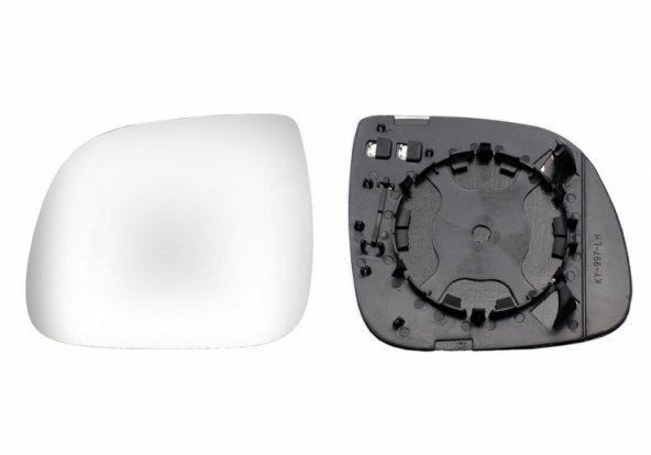 Acessar a peça Vidro + suporte do espelho retrovisor esquerdo, convexo, aquecido (2 pinos)