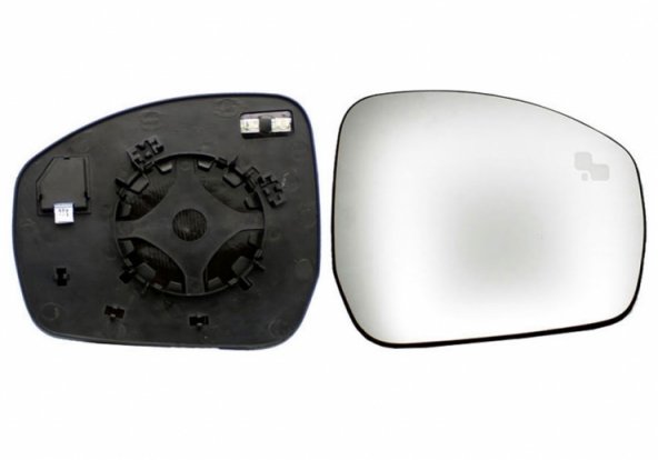 Acessar a peça Vidro + suporte do espelho retrovisor direito, convexo, aquecido, side (2 pinos)