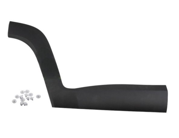 Acessar a peça Friso da porta traseira direita, preto, clipes e autocolante