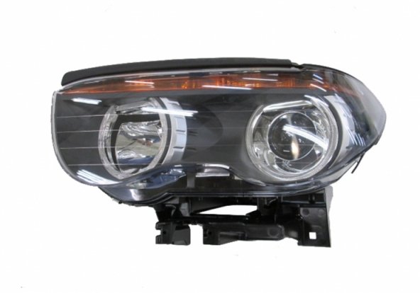 Acessar a peça Farol elétrico esquerdo, preto, H7+H7 (Motor)