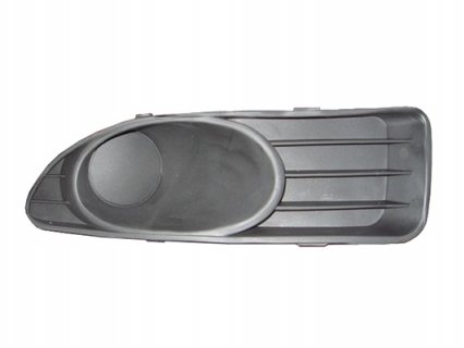 Acessar a peça Grelha esquerda para choques frente preta sem quadro cromado sem buraco nevoeiro