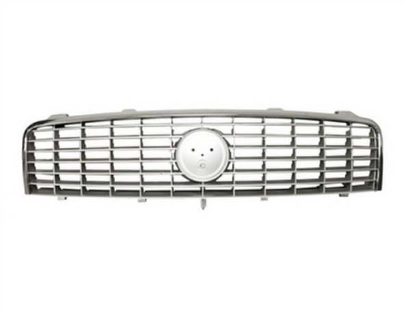 Acessar a peça Grelha cinzenta, friso cromada