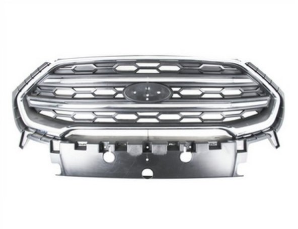 Acessar a peça Grelha preta, friso cromado