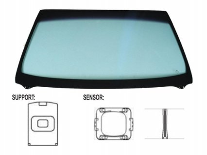 Acessar a peça Para-brisas refletor