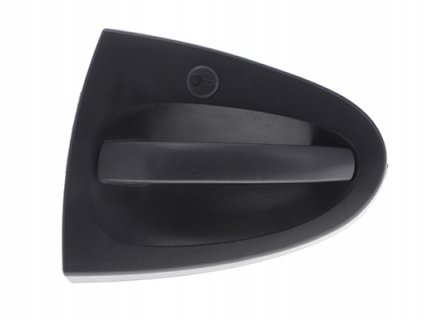 Acessar a peça Puxador porta frente direita pretarugosa sem olho fechadura