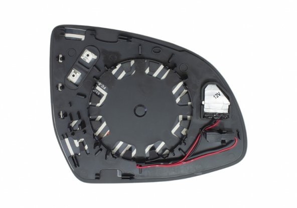 Acessar a peça Vidro + suporte espelho retrovisor esquerdo, asférico, térmico, side