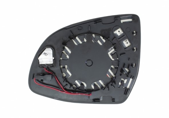 Acessar a peça Vidro + suporte espelho retrovisor direito, asférico, aquecido, side