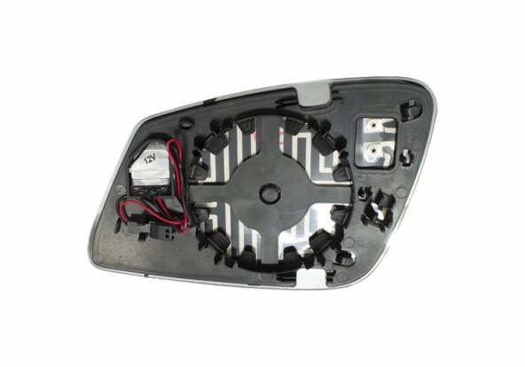 Acessar a peça Vidro + suporte do espelho retrovisor direito, convexo, aquecido, side