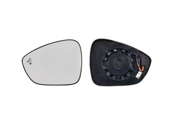 Acessar a peça Vidro + suporte do espelho retrovisor esquerdo, convexo, aquecido, side (2 pinos)