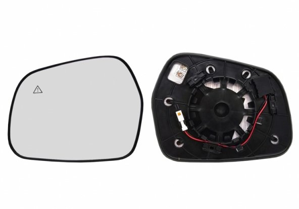 Acessar a peça Vidro + suporte do espelho retrovisor esquerdo, convexo, aquecido, side (2 pinos)