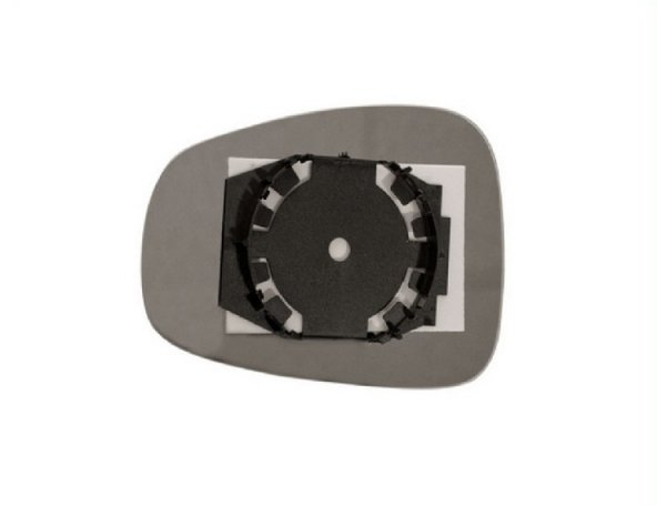 Acessar a peça Vidro + suporte espelho retrovisor direito, convexo, azul