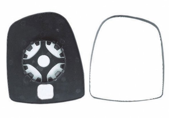 Acessar a peça Vidro com suporte esquerdo convexo