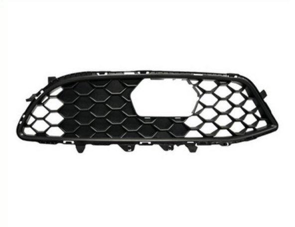 Acessar a peça Grelha para choques direito, preta, orifícios radar