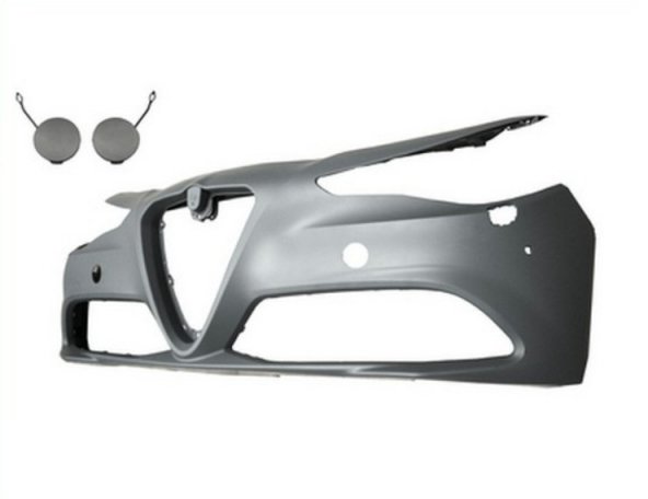 Acessar a peça Para choques frente preparado, orifícios sensores, orifícios lava-farol