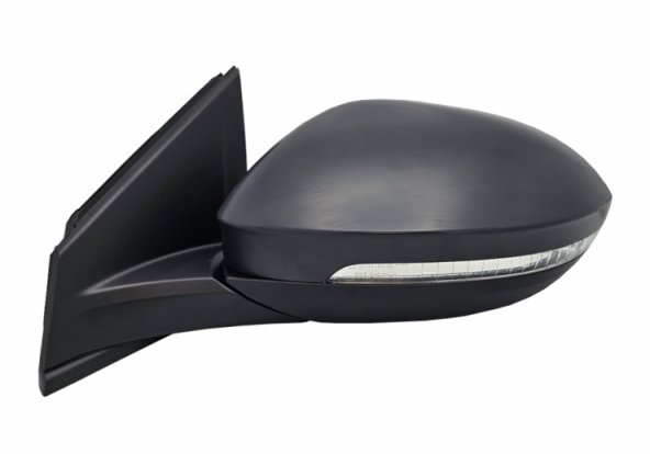 Acessar a peça Espelho retrovisor elétrico esquerdo, asférico, aquecido, com pisca (6 pinos)