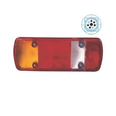 Acessar a peça Farolim traseiro com luz de matrícula direita