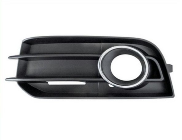 Acessar a peça Grelha para choques esquerdo, preta, farol farol nevoeiro