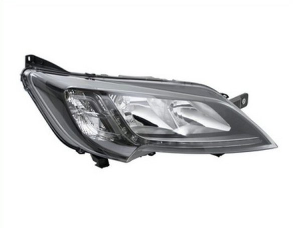 Acessar a peça Farol elétrico direito, preto, H7+H7, LED, farol de curva (Motor)