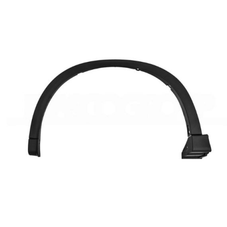 Acessar a peça Aba guarda lamas frente esquerdo, preto