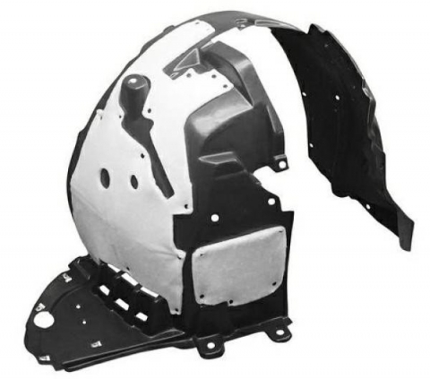 Acessar a peça Cava de roda frente direito (com amortecedor de som)