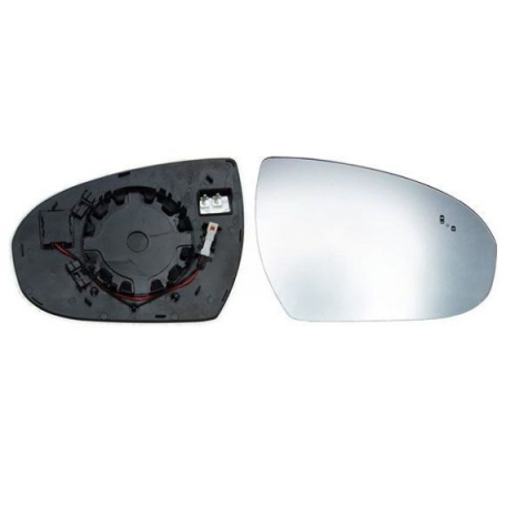 Acessar a peça Vidro + suporte espelho retrovisor direito, convexo, aquecido, side