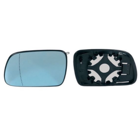 Acessar a peça Vidro + suporte espelho retrovisor esquerdo, asférico, azul (a partir de 2001)