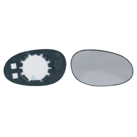 Acessar a peça Vidro + suporte espelho retrovisor direito, convexo