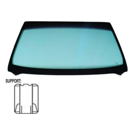 Acessar a peça Para-brisas verde com impressão serigráfica