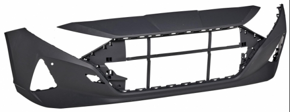 Acessar a peça Para choques frente preto, 2 orifícios sensores